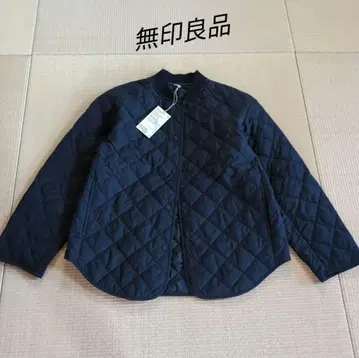미사용 새상품 택 포함 무인양품 블랙 퀼팅 자켓 빅