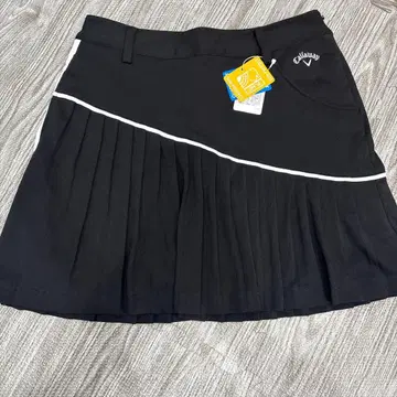 Callaway 블랙 플리츠 스커트