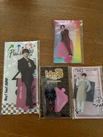 Hey! Say! JUMP 치넨 유리의 아크릴 스탠드 4개 세트