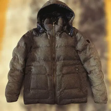 허시파피 남성용 다운 자켓 그레이 새상품급