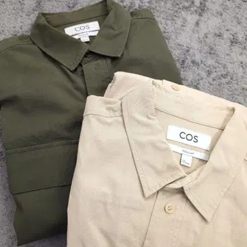 COS 긴팔 셔츠 2가지 색상 세트