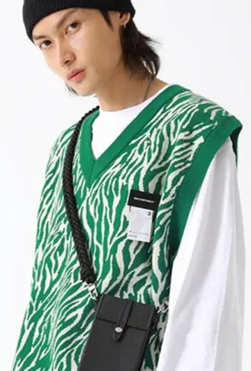 M.P Studios 제브라 카모플라쥬 베스트 사이즈 2