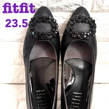 fitfit 핏핏 블랙 펌프스 23.5 비쥬