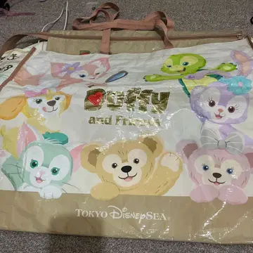 디즈니 더피 비닐 백 대 디즈니씨 쇼핑백