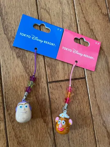 도쿄 디즈니 리조트 미세스 포테이토 헤드 버즈 라이트이어 방울 스트랩