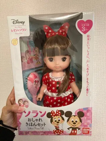 반다이 미니 마우스 패셔너블 옷 갈아입히기 세트 소란 소란짱
