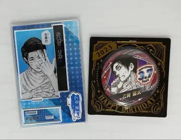 주술회전 벌스데이 명장면 디오라마 피규어 벌스데이 캔뱃지 옷코츠 유타