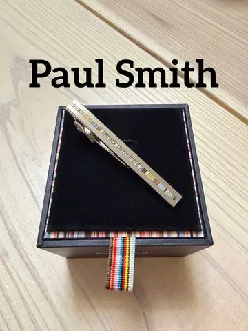 폴스미스 넥타이핀 실버 멀티 스트라이프 폴스미스