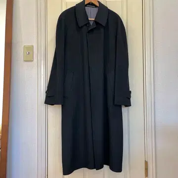 [ 새상품급 ] 캐시미어 100% 롱 코트 블랙