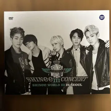 SHINee 서울 라이브 III DVD 라이브 CD 세트
