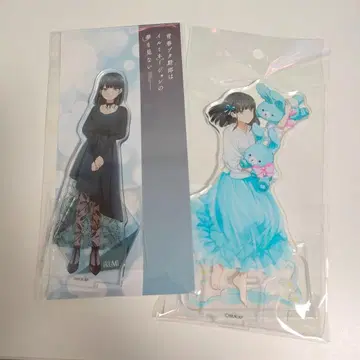 청춘 돼지는 아카기 이쿠미 아크릴 스탠드 2종 세트