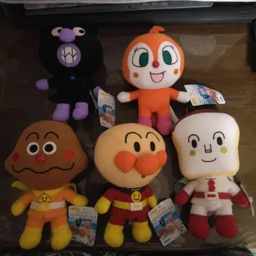 호빵맨 봉제 인형 5체 세트
