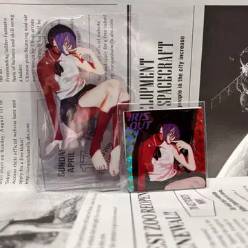 체인소 맨 레제 아크릴 스탠드 스티커 IRIS OUT 요네즈켄시