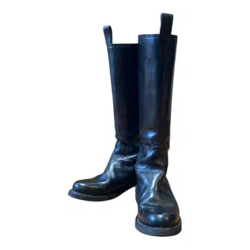 Paraboot 파라부트 블랙 가죽 롱 부츠 24cm