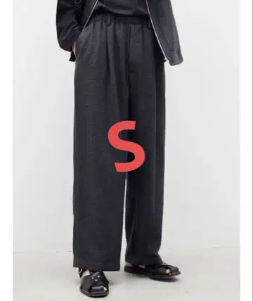 LIGHT TWEED EASY TROUSERS S 사이즈 LIDNM