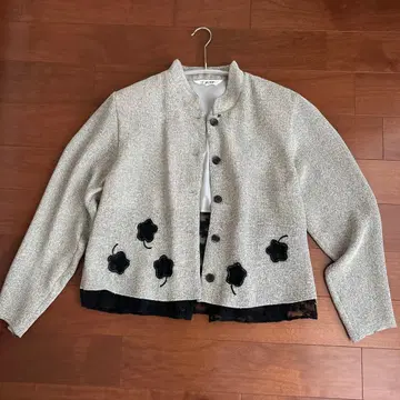 선착순! 쇼와 레트로! 그레이 노카라 자켓
