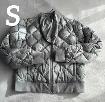 새상품급 UNIQLO 유니클로 울트라 라이트 다운 퀼트 리브 블루종 S