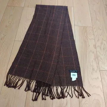 TAKEO KIKUCHI 캐시미어 머플러 브라운