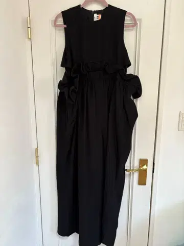 noir kei ninomiya 프릴 디자인 블랙 올인원