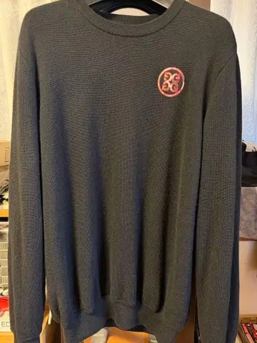 G/FORE 남성용 안감 부착 스웨터 블랙