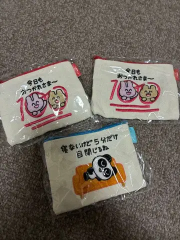 와루니코니코즈 포근포근 자수 파우치 가챠