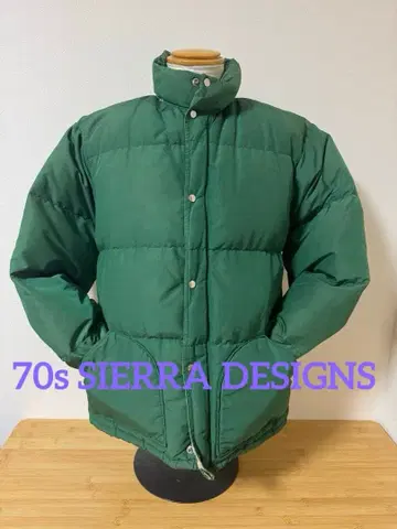 [ 레어/인기 컬러 ] 70s 시에라 디자인 다운 자켓 7본목 무각인