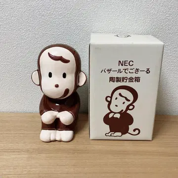 NEC 바자르데고자르 1991년 도기 저금통 박스 있음