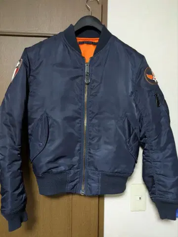 레어! 아비렉스 플라이트 자켓 MA-1 네이비 M 사이즈 구제 의류