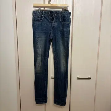 G-STAR RAW 스키니 데님 다크 블루