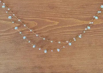 [ sita nevado ] iena 놋쇠 유리 목걸이