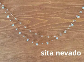 [ sita nevado ] iena 놋쇠 유리 목걸이