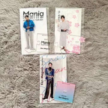 SnowMan 메구로 렌 아크릴 스탠드 세트