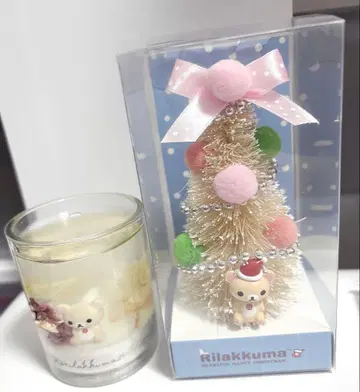 코리락쿠마 크리스마스 팩토리 크리스마스 트리 미니어처 룸 라이트