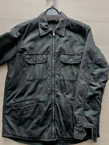 Black Denim Check Quiltriner Shirt BZ