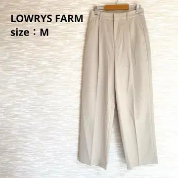 LOWRYS FARM 슬랙스 [ M ] 와이드 팬츠 오피스 심플1383
