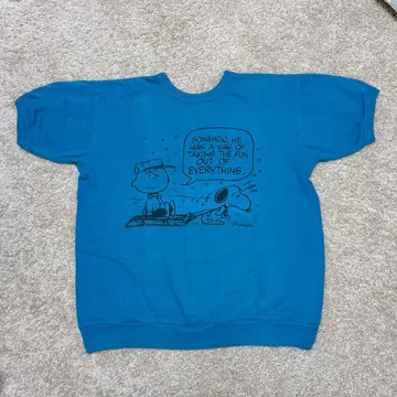 WEARHOUSE 웨어하우스 반팔 맨투맨 PEANUTS 스누피