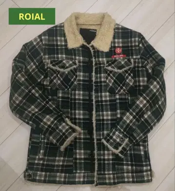 ROIAL 체크 자켓