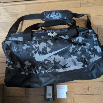 Nike 보스턴 백 중형 블랙 그레이 카모플라쥬 40L