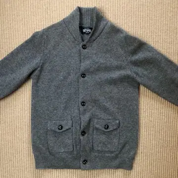 남성용 빔즈 카라 부착 가디건 니트 자켓 L