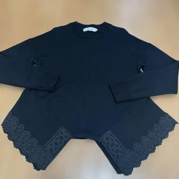 LE CIEL BLEU 블랙 니트 36