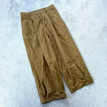 새상품급 [아이모하] (L) 와이드 팬츠 카키