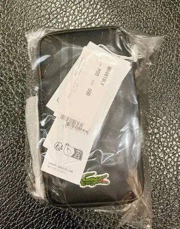 미사용 새상품 LACOSTE LCST 스마트폰 홀더 블랙