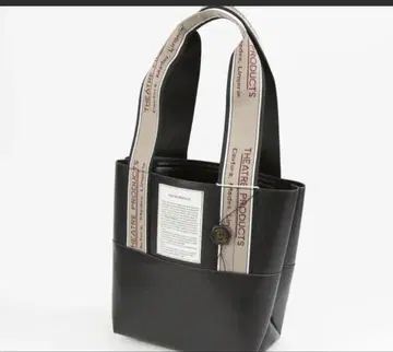 시어터 프로덕츠 인조 가죽 토트백 M 블랙