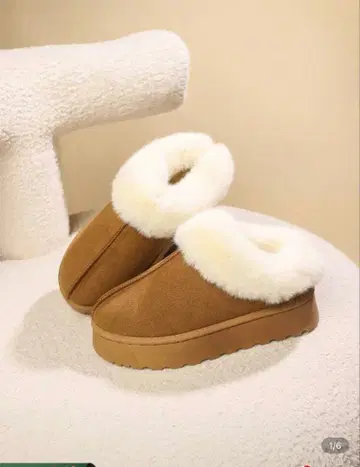 브라운 스웨이드 어그 부츠