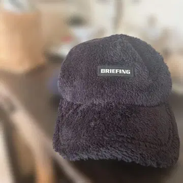 컨디션 최상 BRIEFING 블랙 캡 겨울 시즌