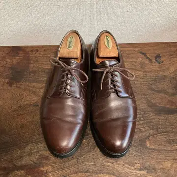 존 롭 다크 브라운 가죽 드레스 슈즈