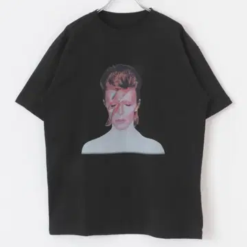데이비드 보위 티셔츠 데이비드 보위 블랙 M
