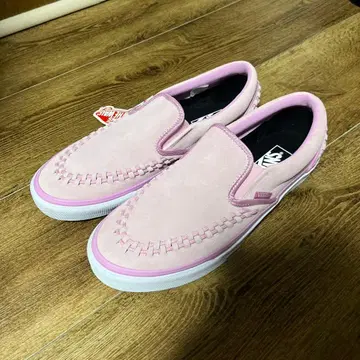 Vans 슬립온 스니커즈 핑크 44