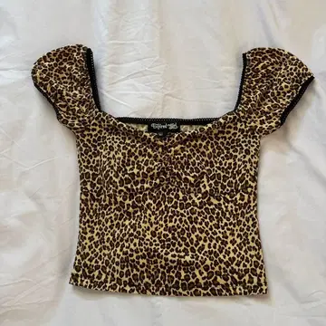 expiredgirl 셋업 y2k 레오파드 레오파드 무늬