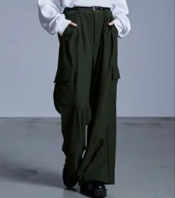 Loose/루스 카고 팬츠 카키